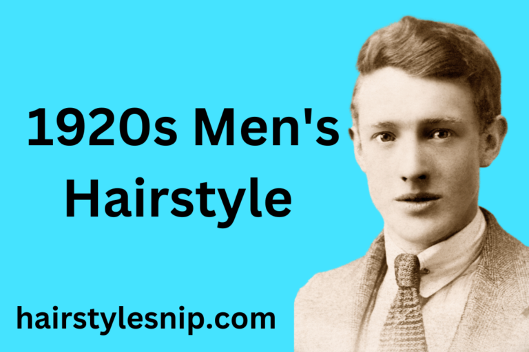 1920s Men’s Hairstyle