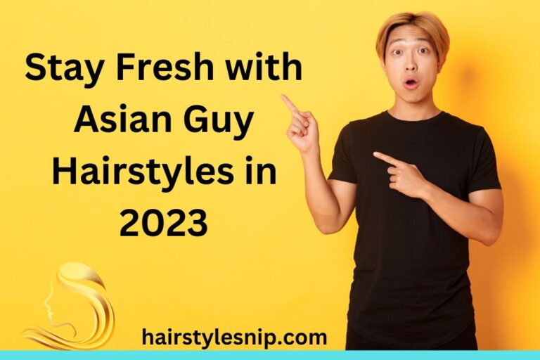 Asian Guy Hairstyle 2023
