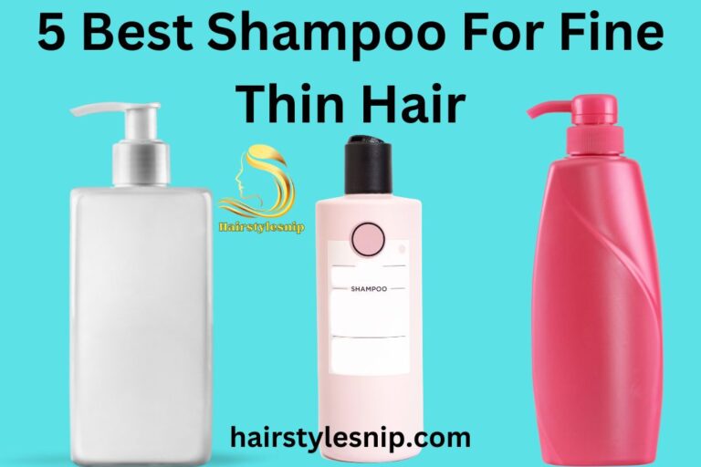 5 Best Shampoo For Fine Thin Hair