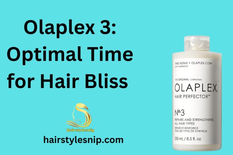 How Long To Leave Olaplex 3 On Hair