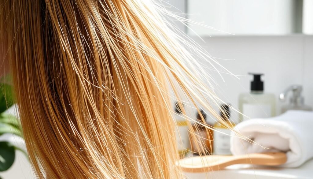 haircare for getting rid of hairspray flakes