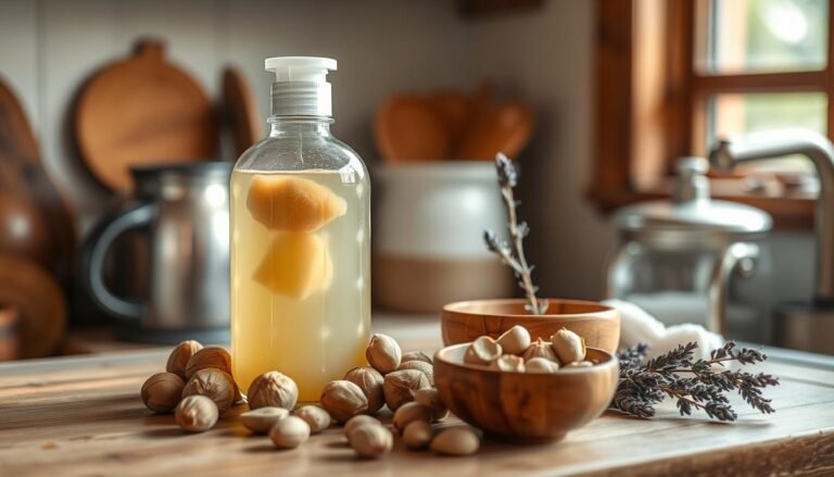 homemade soap nut shampoo