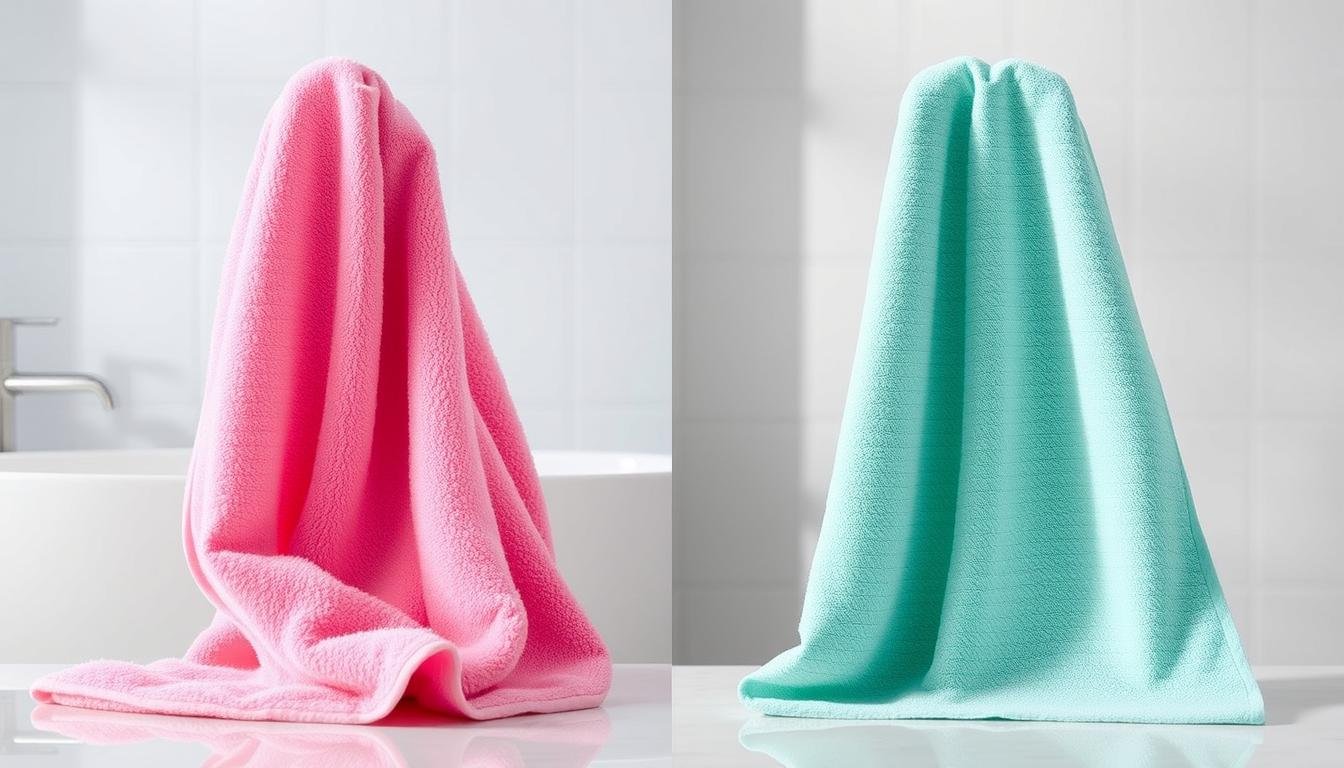 polyester vs microfiber hair towel