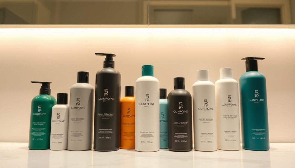 shampoo and conditioner selection